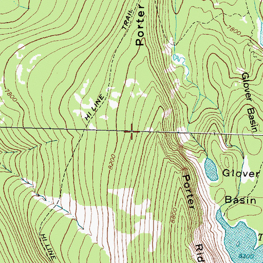 Topographic Map of SE Section 17 Mine, MT