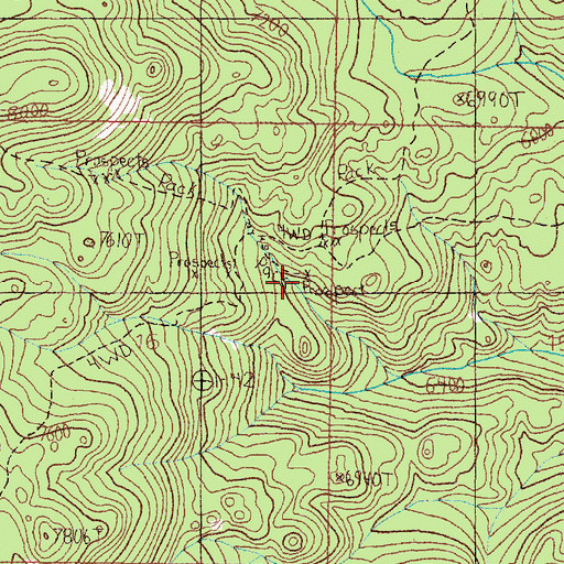 Topographic Map of State Mine, MT