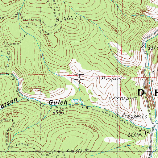 Topographic Map of NE NE Section 9 Mine, MT