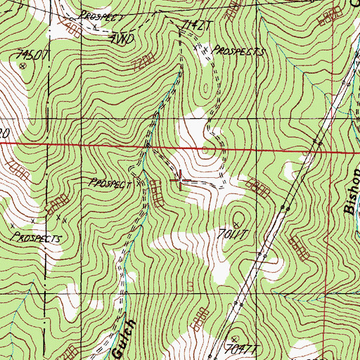 Topographic Map of NE NW Section 3 Mine, MT