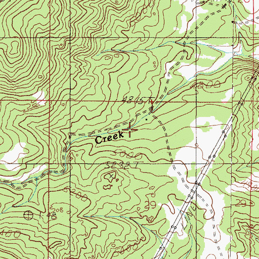 Topographic Map of Sterling Price Mine, MT