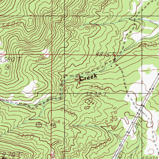 Topographic Map of NW NW Section 29 Mine, MT