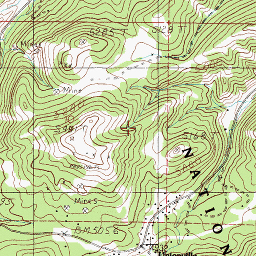 Topographic Map of Twilight Mine, MT