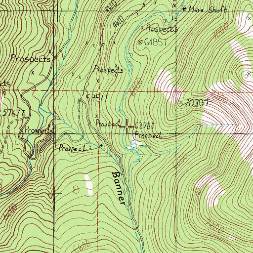 Topographic Map of NW NW Section 9, MT