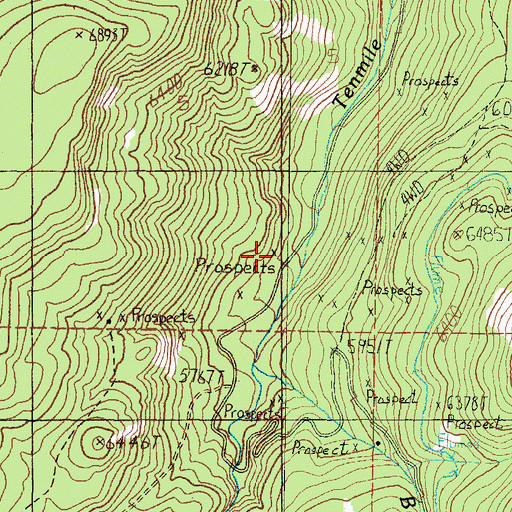 Topographic Map of SW SE Section 5, MT