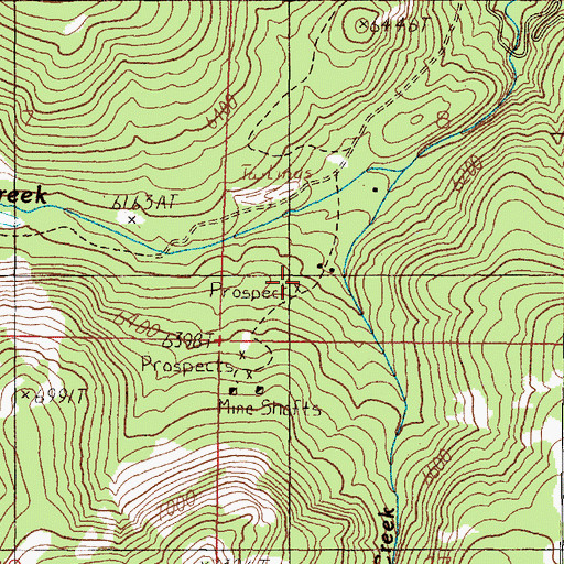 Topographic Map of Jimmy, MT