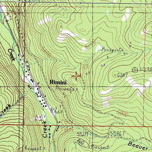 Topographic Map of NW SE S33, MT