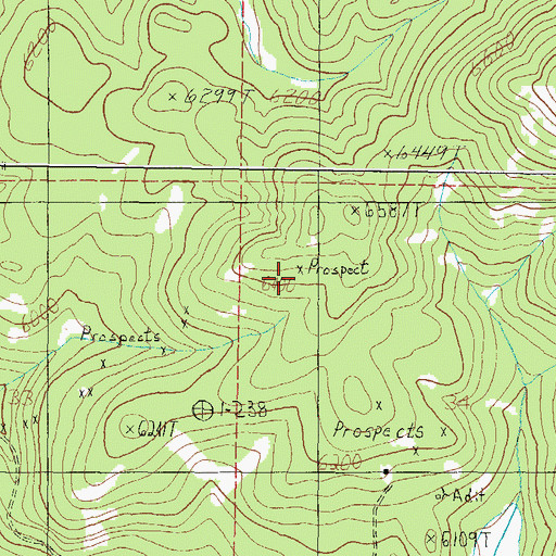 Topographic Map of NW NW Section 34, MT