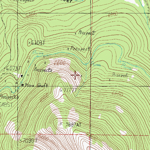 Topographic Map of NE SE Section 4, MT