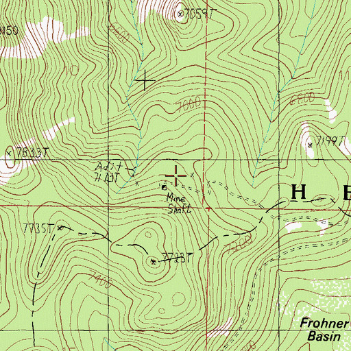 Topographic Map of SE SE Section 10, MT