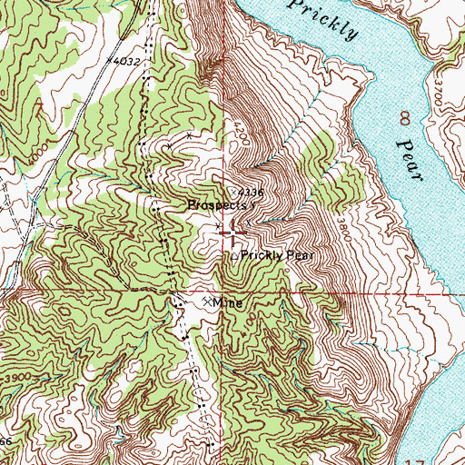 Topographic Map of SW SW Section 8 Mine, MT
