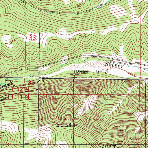 Topographic Map of Argo Millsite, MT