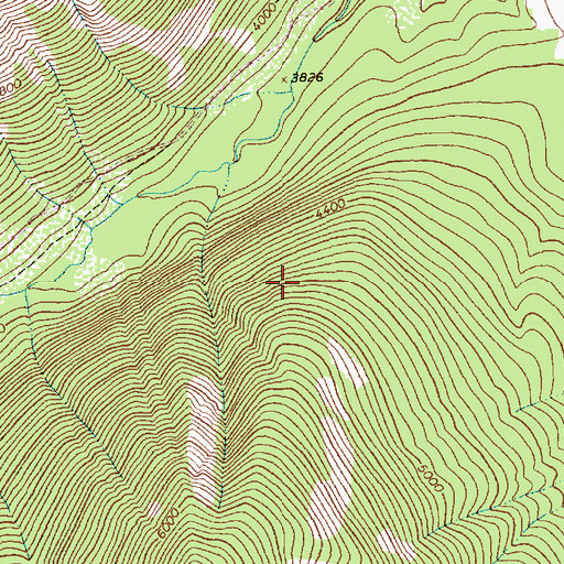 Topographic Map of Rainbow Mine, MT