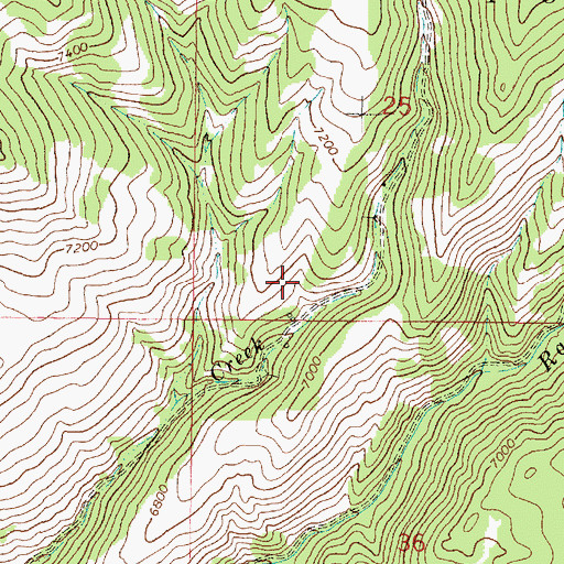 Topographic Map of Goldschmidt-Steiner Mine, MT