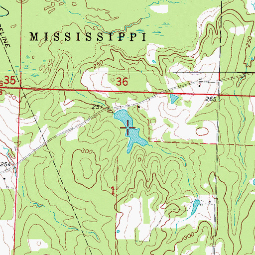 Topographic Map of Sale Lake, AR