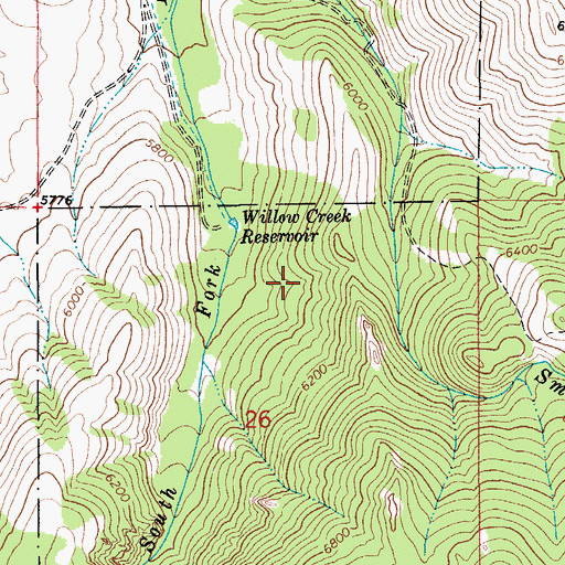 Topographic Map of Ringling Mine, MT