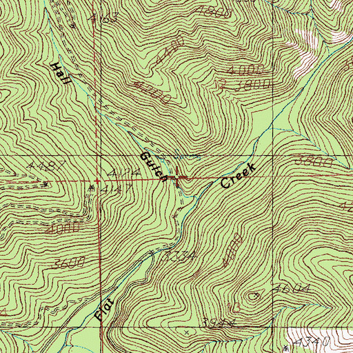 Topographic Map of Iron Mountain Mill Mine, MT