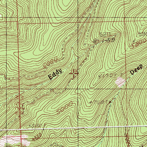 Topographic Map of Granite Number 2 Mine, MT