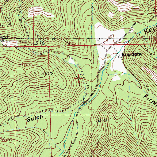 Topographic Map of Nancy Lee Millsite, MT
