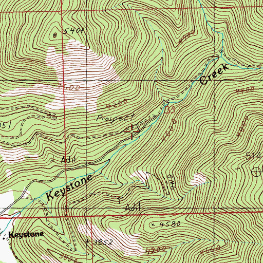 Topographic Map of Nite Owl Number 3 Mine, MT