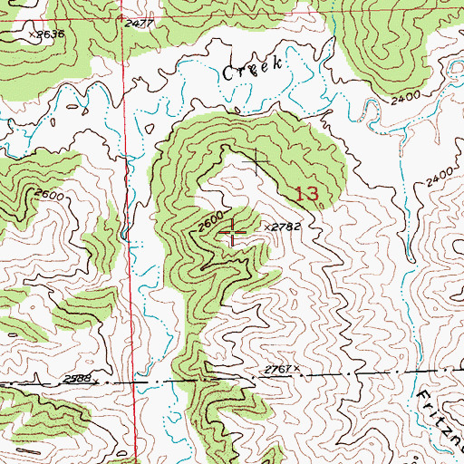 Topographic Map of Apex Number 2 Mine, MT
