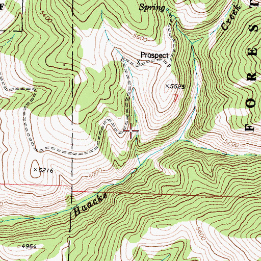 Topographic Map of SE NW Section 7 Mine, MT