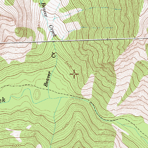 Topographic Map of Starr Mine, MT