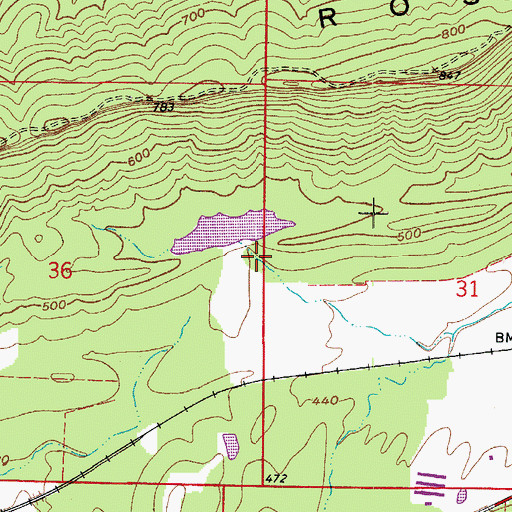 Topographic Map of Clear Water Lake Dam, AR
