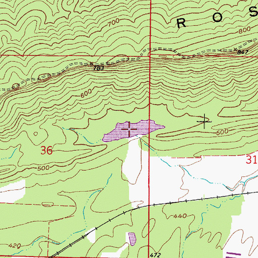 Topographic Map of Clear Water Lake, AR