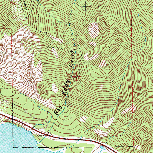 Topographic Map of Red Fir/Amazon Mine, MT
