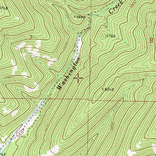 Topographic Map of NW SE Section 30 Mine, MT