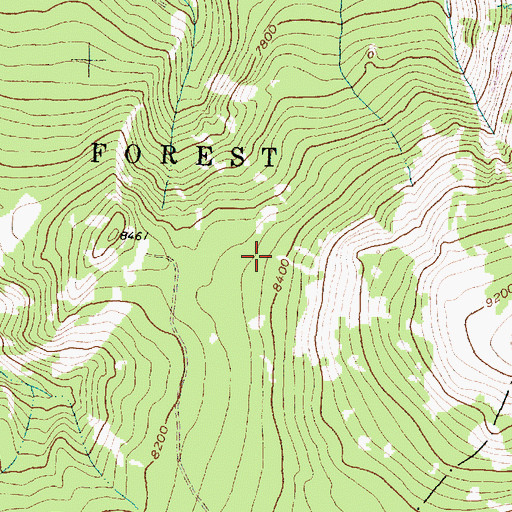 Topographic Map of Grafton Mine, MT