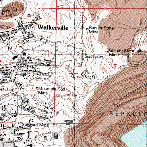 Topographic Map of Wild Bill Number 1 Mine, MT