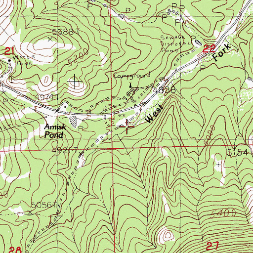 Topographic Map of Otayachinas Creek, MT
