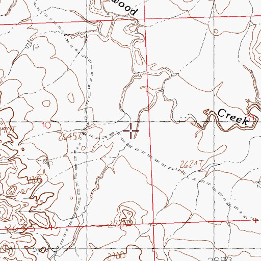 Topographic Map of Lemere Coulee, MT