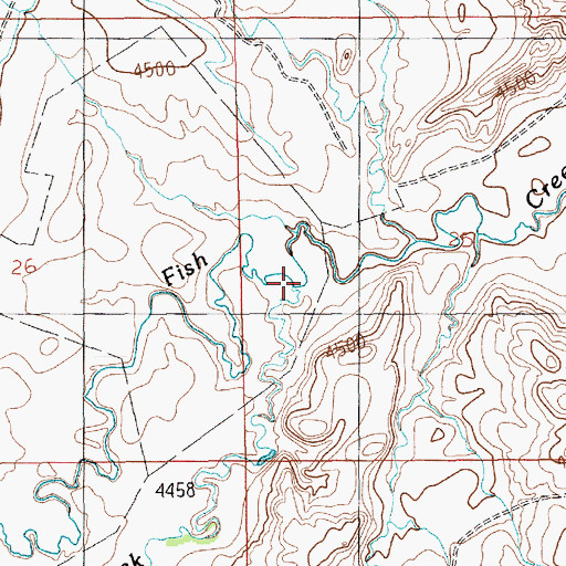 Topographic Map of Gougley Creek, MT
