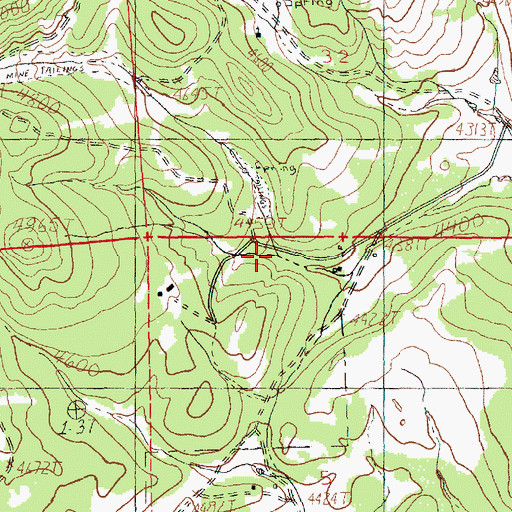 Topographic Map of Mason Canyon, MT