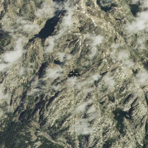 Aerial/Satellite Image of Molar Lake, MT