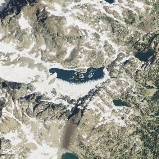 Aerial/Satellite Image of La Velle Lake, MT