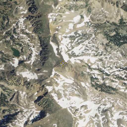 Aerial/Satellite Image of Pinnacle Mountain, MT
