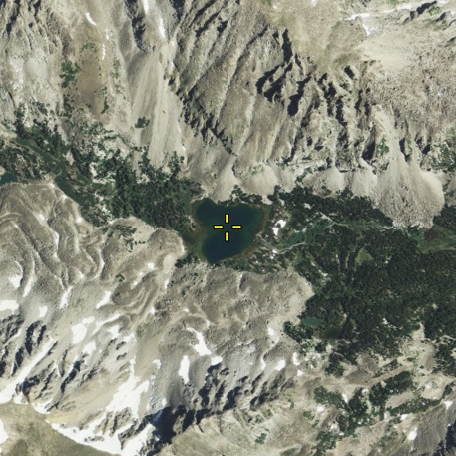 Aerial/Satellite Image of Ram Lake, MT