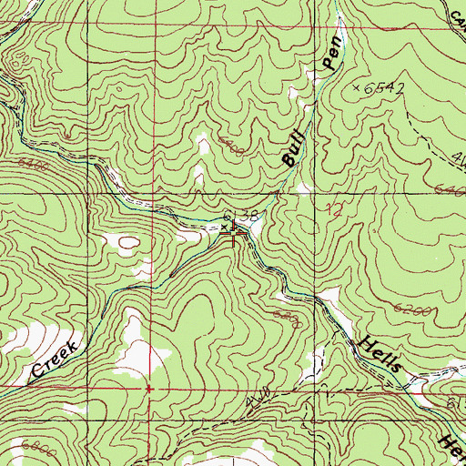 Topographic Map of Sawmill Gulch, MT
