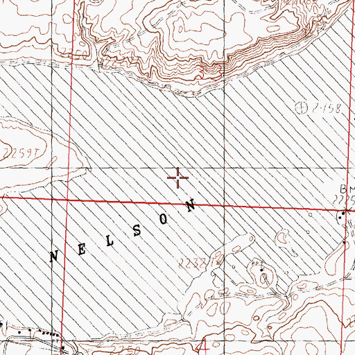 Topographic Map of Mud Lake (historical), MT