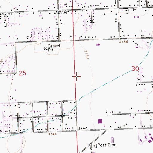 Topographic Map of Missoula Unit Heliport, MT