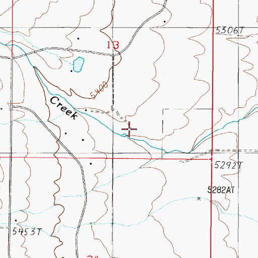 Topographic Map of KKMT-AM (Ennis), MT
