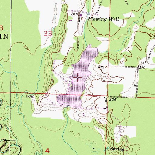 Topographic Map of Scotty Lake, AR