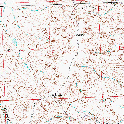 Topographic Map of KKUL-FM (Hardin), MT