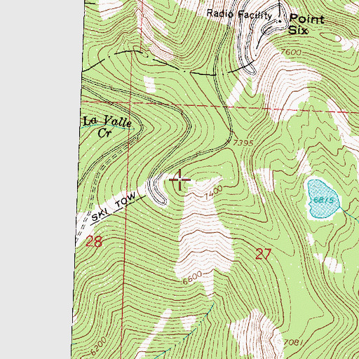 Topographic Map of KUFM-FM (Missoula), MT