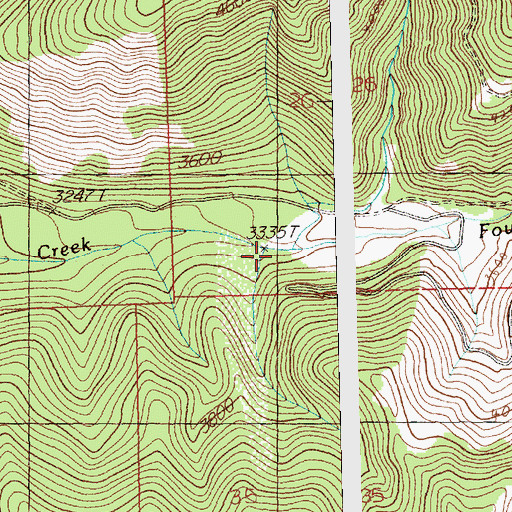 Topographic Map of Miller Draw, MT