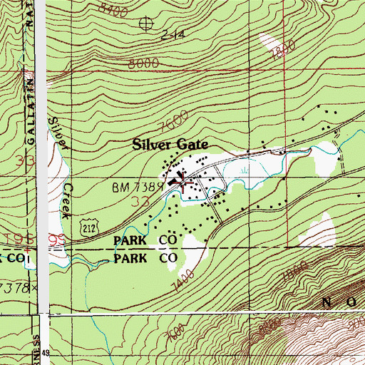 Topographic Map of 09S14E33ACD_01 Well, MT